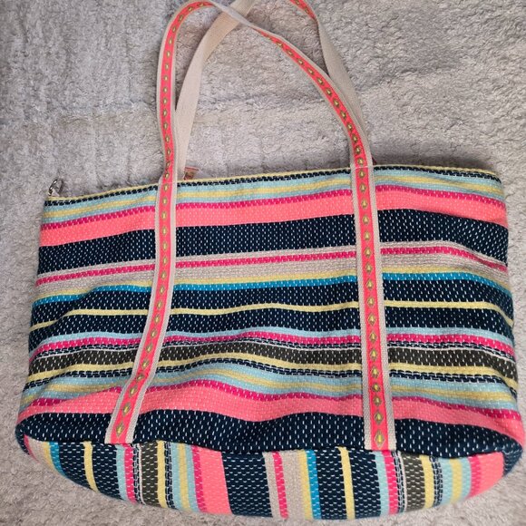 NWT  America and Beyond Isabella Embellished Hand Beaded Tote Isabella Embellish - Picture 6 of 13